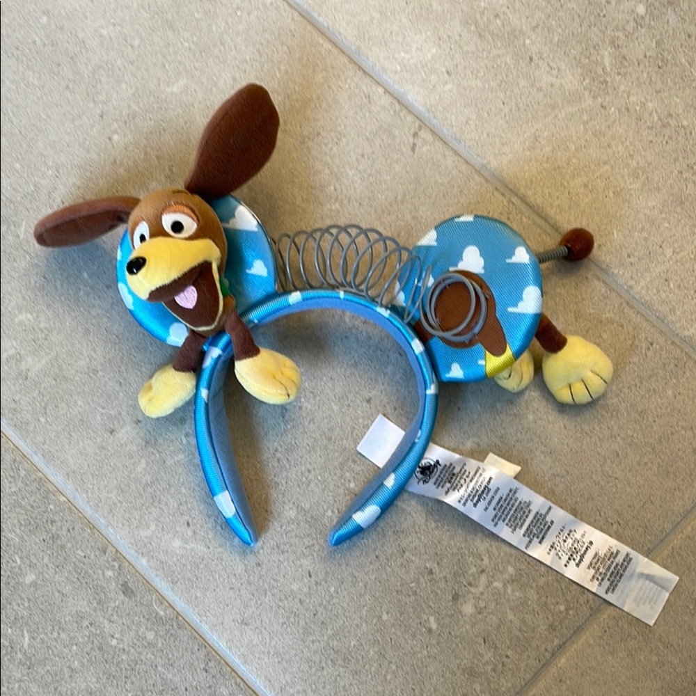 Disney Blue and Brown Stuffed Animal Toy